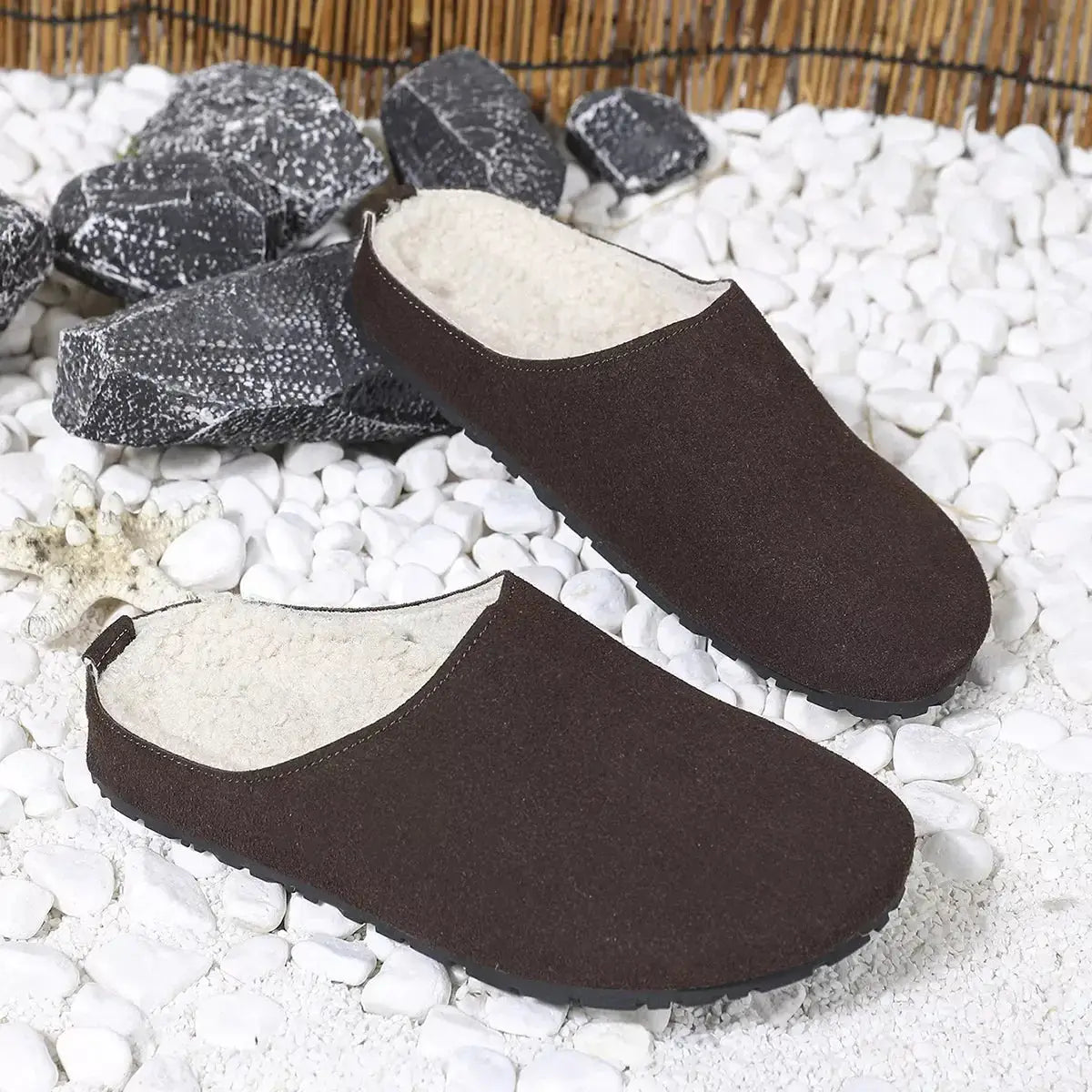 Round Toe Flats Slippers - Makw Official Site
