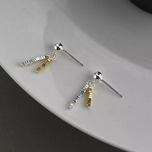 925 Sterling Silver Chain Drop Earrings - Makw Official Site