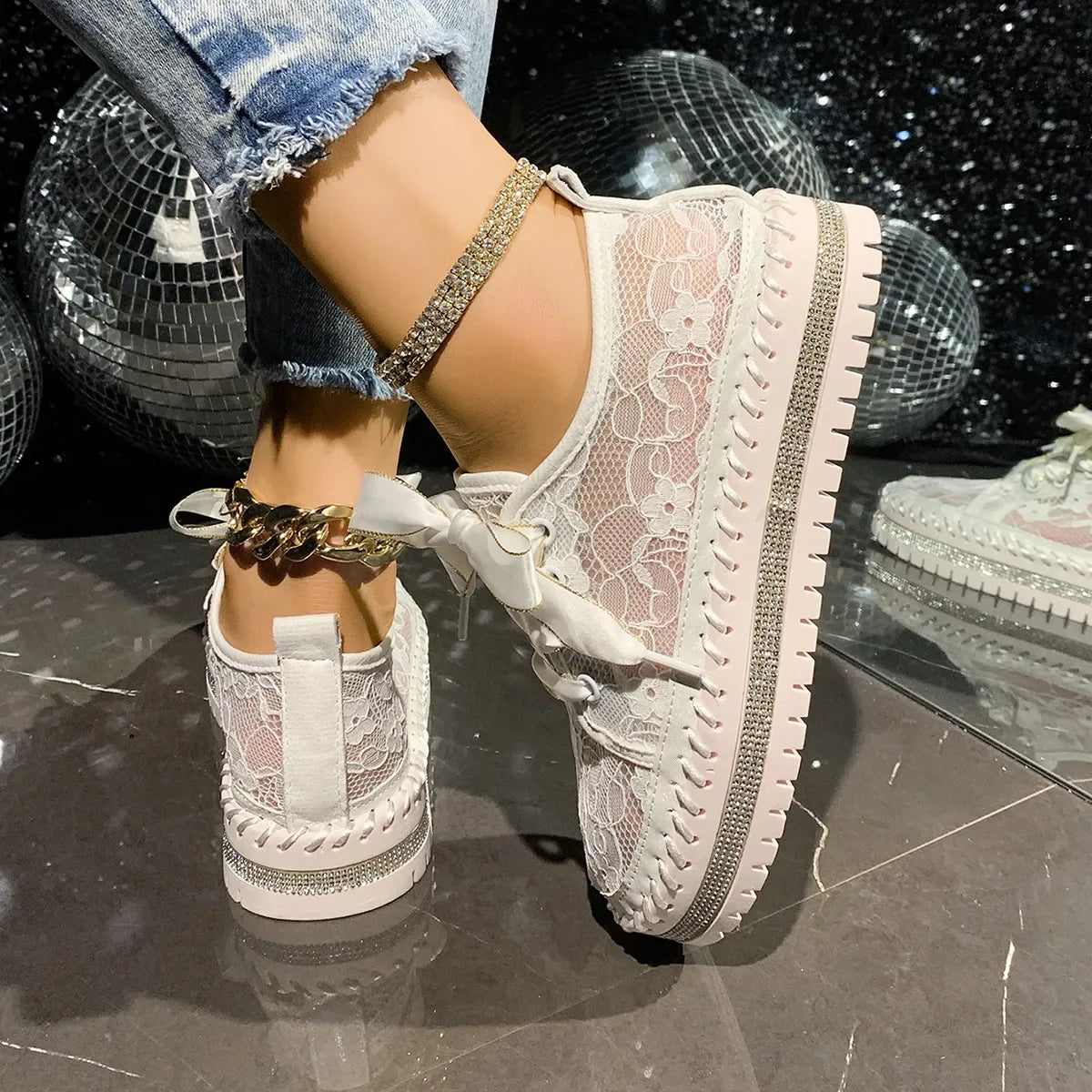 Round Toe Platform Loafers - Makw Official Site