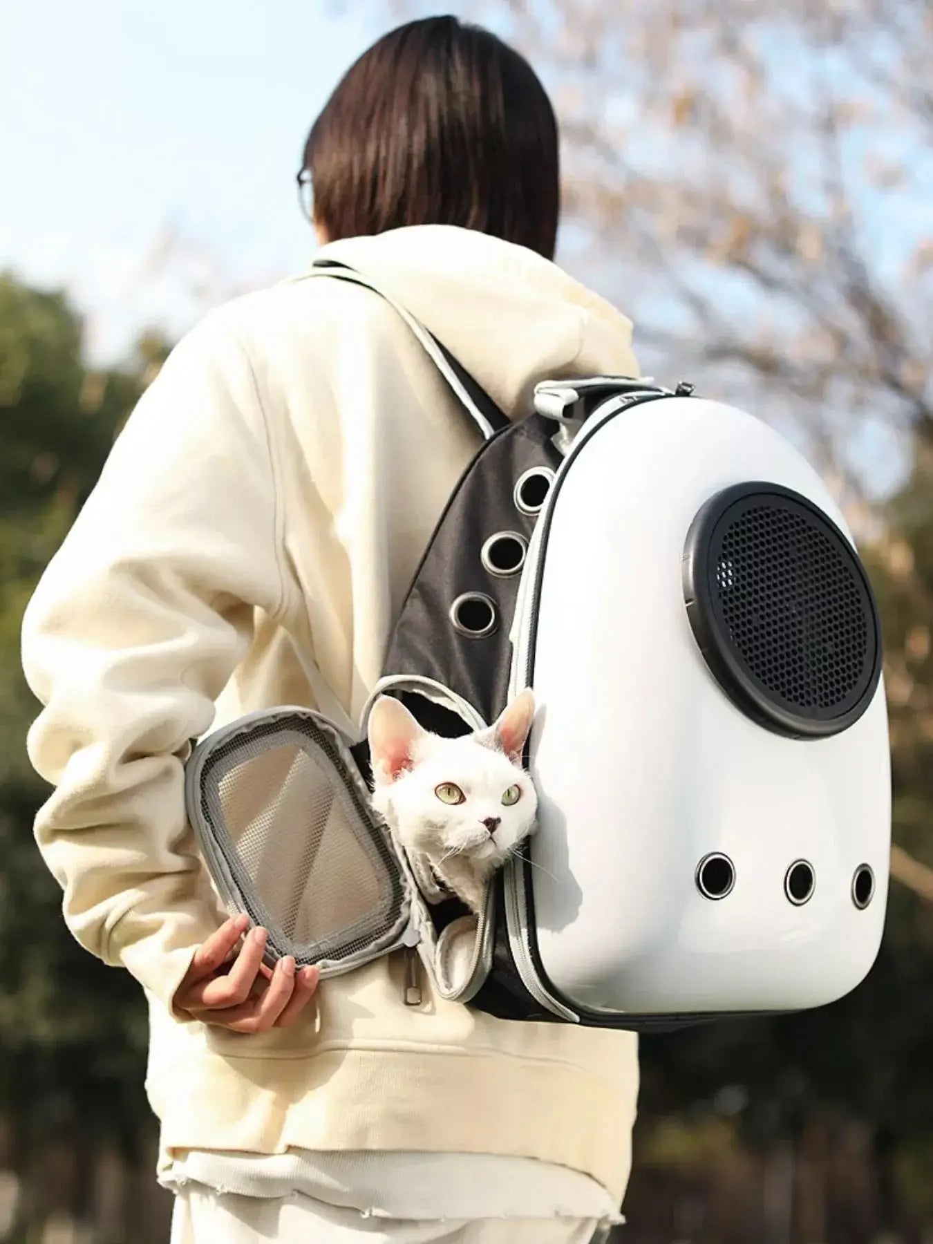 Space Capsule Transparent Pet Carrier Backpack - Makw Official Site
