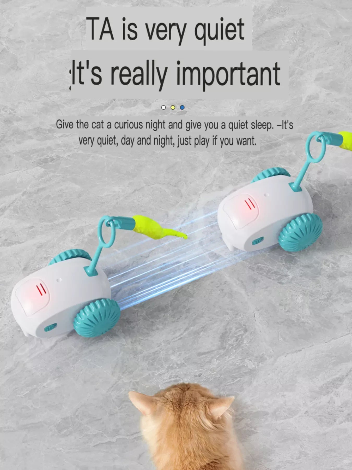 Interactive Self-Rotating Pet Teaser Toy - Makw Official Site