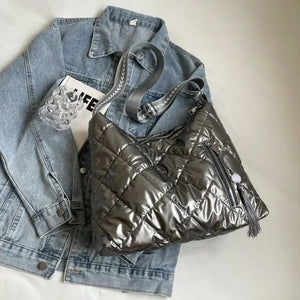 Quilted Nylon Travel Bag - Makw Official Site