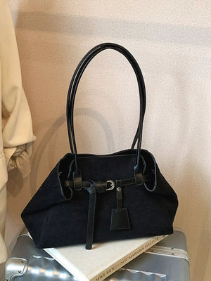 Lightweight Suede Shoulder Bag - Makw Official Site
