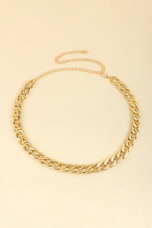 Adjustable Curb Chain Belt - Makw Official Site