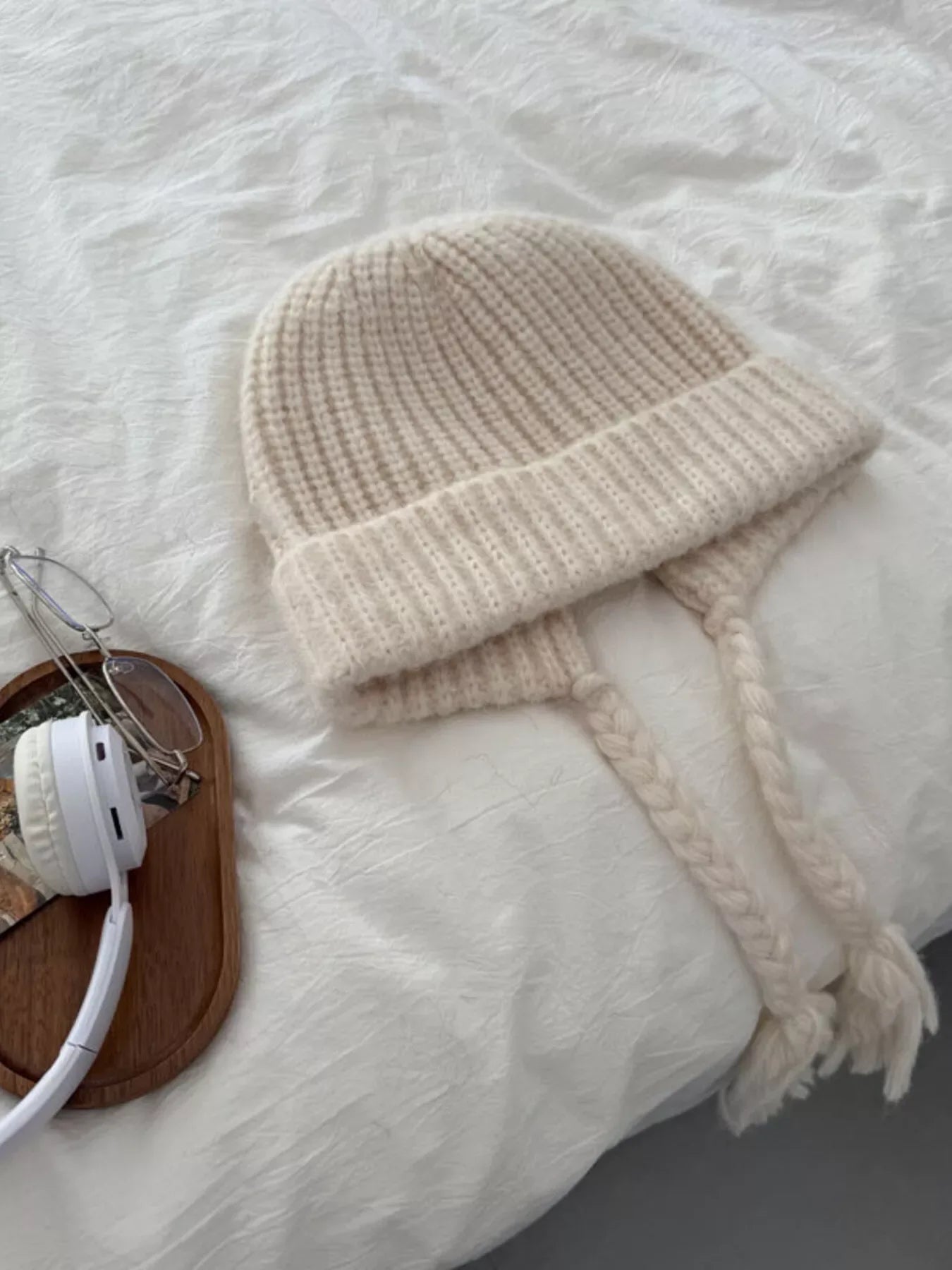 Cozy Knit Braided Beanie Hat - Makw Official Site