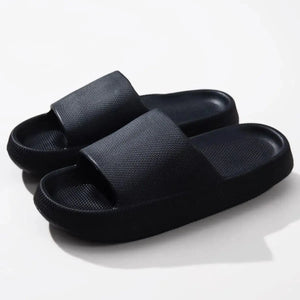 Open Toe Platform Slippers - Makw Official Site