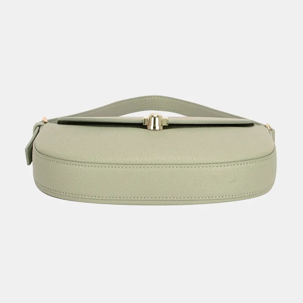 David Jones Metal Buckle Shoulder Bag - Makw Official Site