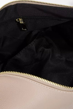 Fame Leather Semi Circle Shoulder Bag - Makw Official Site