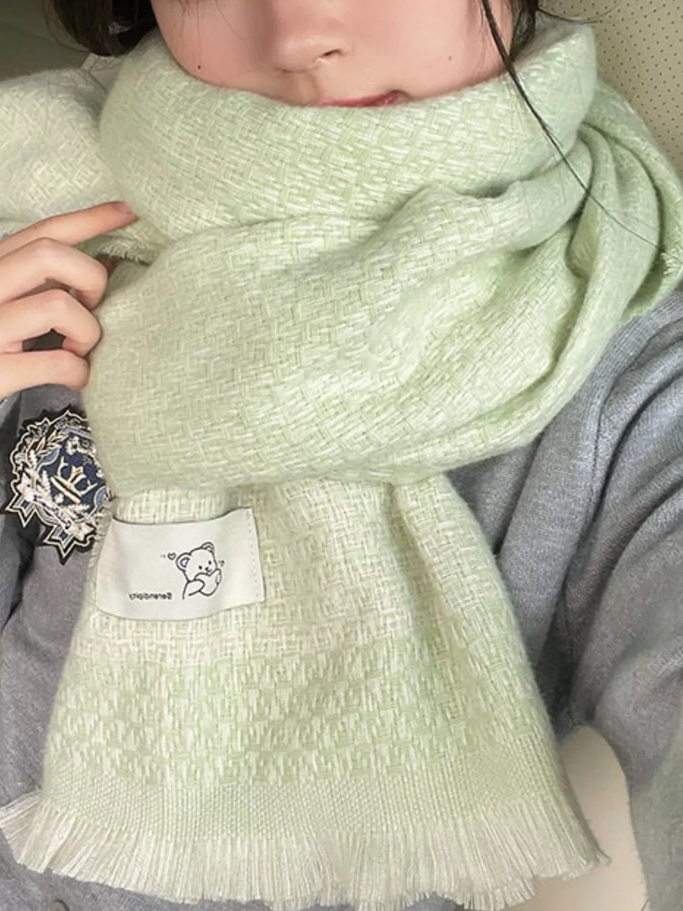 Raw Hem Scarf - Makw Official Site