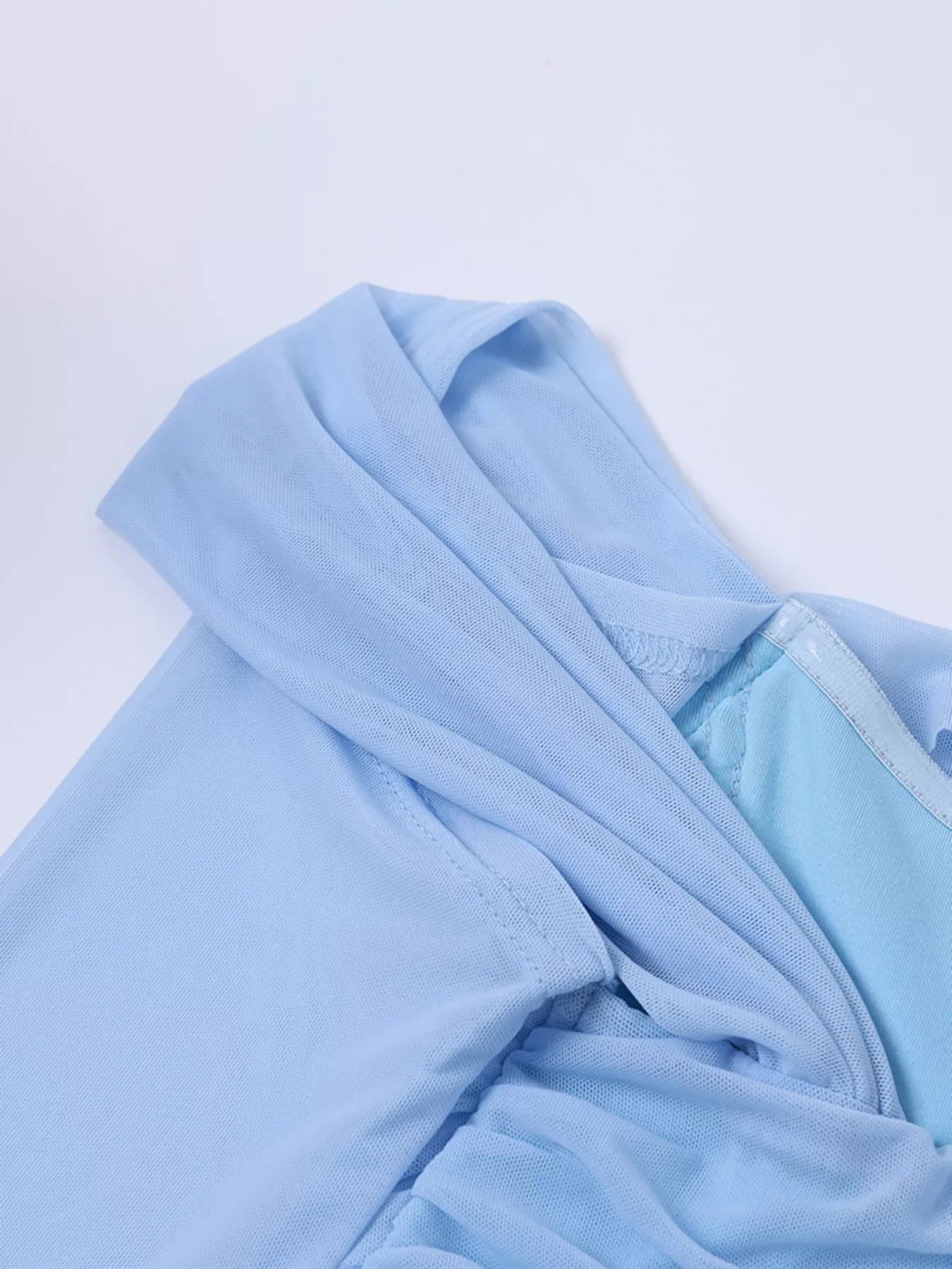 Off-Shoulder Ruched Mermaid Maxi Dress - Makw Official Site